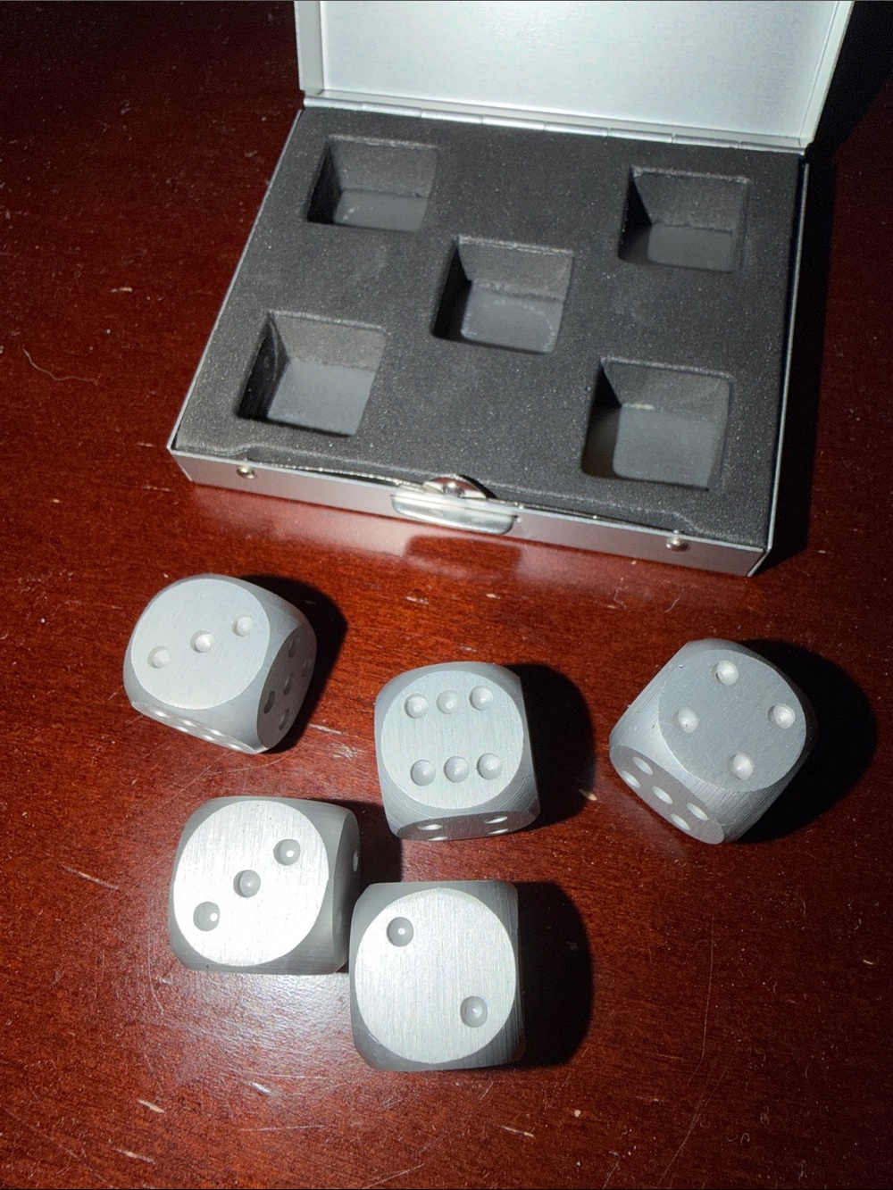 Cube Metal dice - Picture 3 of 3